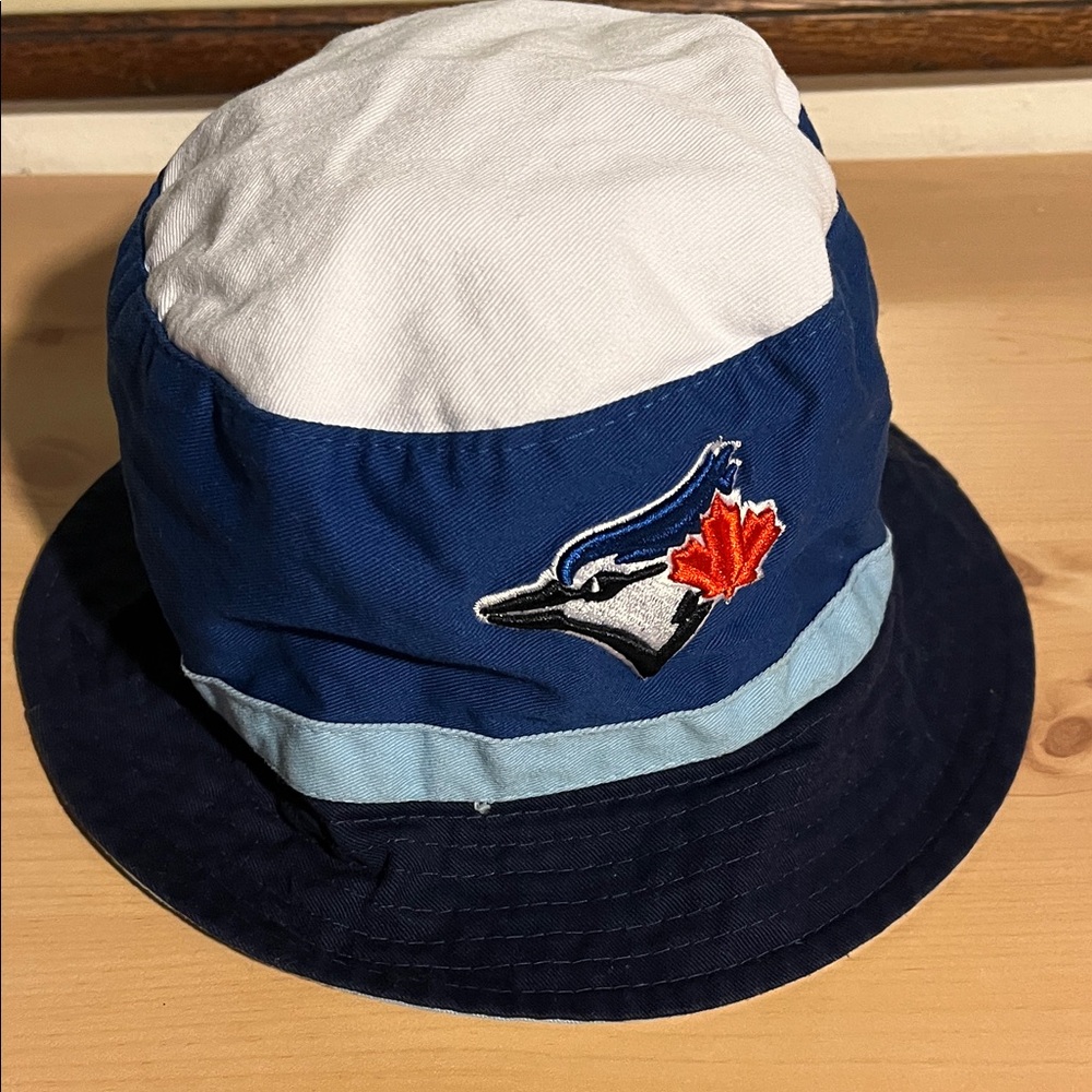 BlueJays Blue and White Bucket Hat with Embroidered Logo